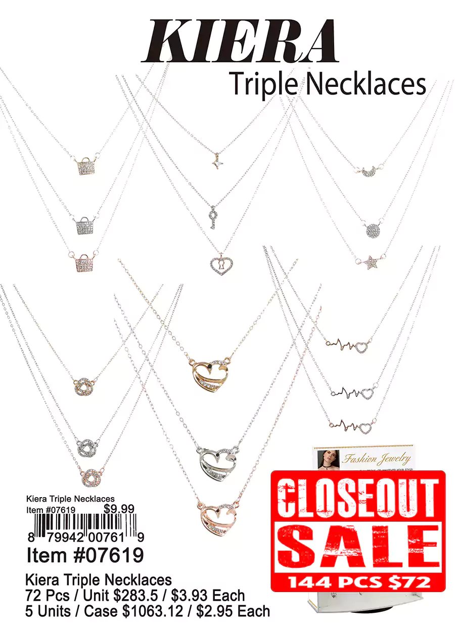Kiera Triple Necklaces (CL)